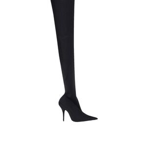 Balenciaga Black Over the Knee Boots